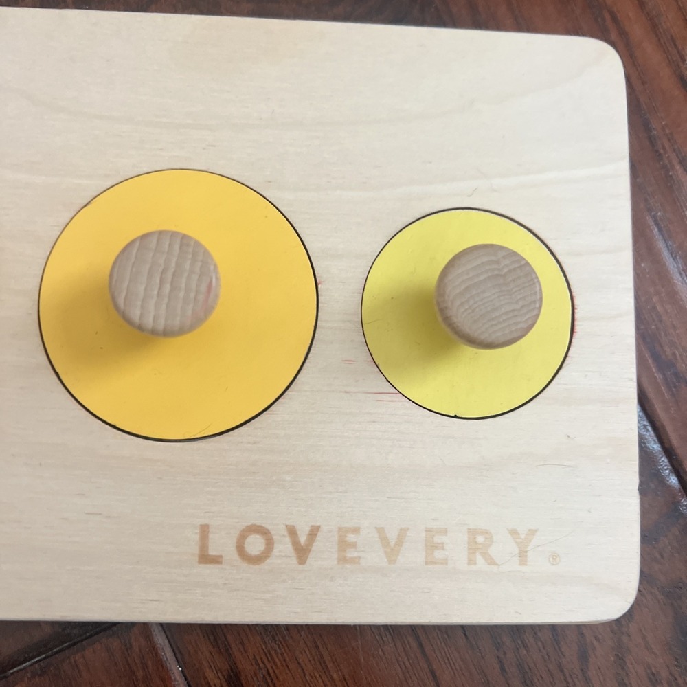 Montessori Lovevery Circle Faces Puzzle, Wood, Babbler Kit 13-15 months READ - Picture 2 of 5